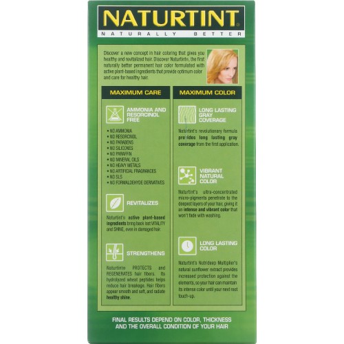 NATURTINT Permanent Hair Color 8G Sandy Golden Blonde 5 28 Oz