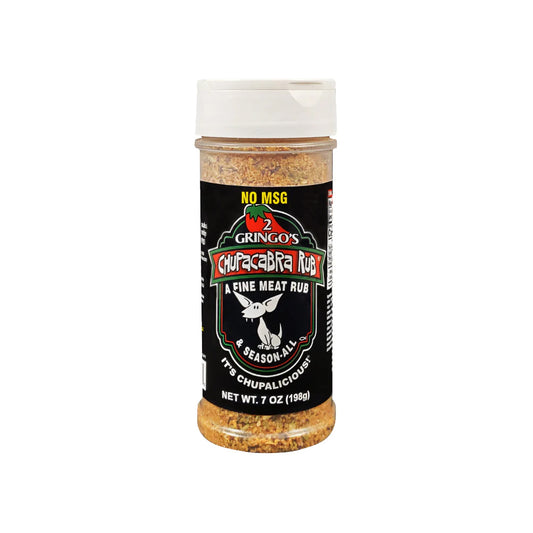 2 GRINGOS CHUPACABRA: Seasoning Rub No Msg, 7 OZ