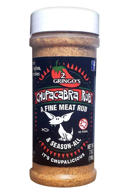 2 GRINGOS CHUPACABRA: Seasoning Original Rub, 7 OZ