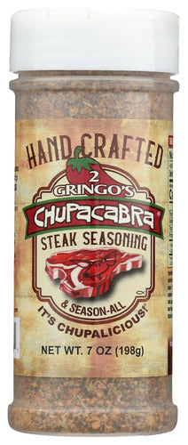 2 GRINGOS CHUPACABRA: Seasoning Steak, 7 OZ