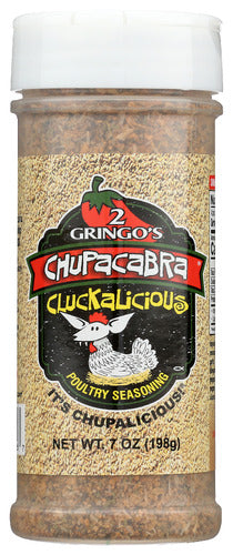 2 GRINGOS CHUPACABRA: Seasoning Cluckalicious, 7 OZ