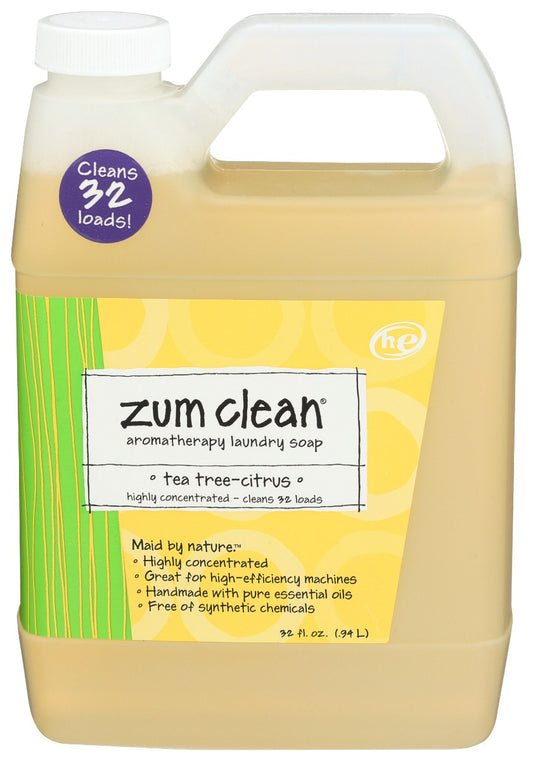 ZUM: Tea Tree Citrus Laundry Soap, 32 fo