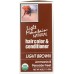 LIGHT MOUNTAIN: Natural Hair Color & Conditioner Light Brown, 4 oz