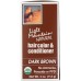 LIGHT MOUNTAIN: Natural Hair Color and Conditioner Dark Brown, 4 oz