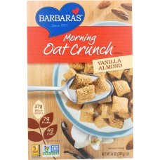 BARBARAS BAKERY: Morning Oat Crunch Cereal Vanilla Almond 14 oz