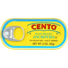 CENTO: Flat Fillets Anchovies In Olive Oil 2 oz