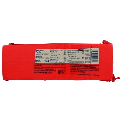 TILLAMOOK Sharp Cheddar Cheese Loaf, 5 lb