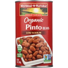 WESTBRAE: Natural Organic Pinto Beans 25 Oz
