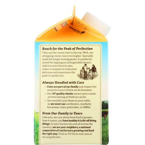 ORGANIC VALLEY Heavy Whipping Cream, 16 oz