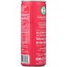 COCO FUZION 100: Natural Sparkling Coconut Water Raspberry, 8.3 oz