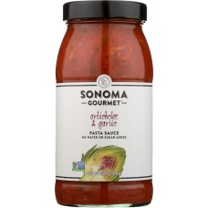 SONOMA GOURMET: Sauce Pasta Artichoke Garlic, 25 oz