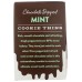 DEWEY'S BAKERY: Chocolate Dipped Mint Moravian Style Cookie Thins, 5.50 oz