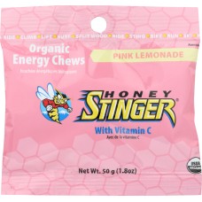 HONEY STINGER: Organic Energy Chews Pink Lemonade 1.8 oz