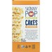 SKINNY POP: Popcorn Cake LG Maple Brown Sugar, 4.7 oz