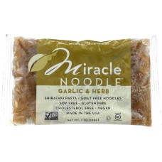 MIRACLE NOODLE: Garlic & Herb Shirataki Pasta 7 oz