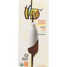 THEO CHOCOLATE: Organic Milk Chocolate 45% Cacao 3 oz