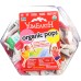 YUMMY EARTH: Organic Lollipops Counter Top Bin Assorted, 30 oz