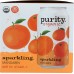 PURITY ORGANIC: Sparkling Water Mandarin 4 Pack, 48 fo