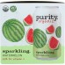 PURITY ORGANIC: Sparkling Water Watermelon 4 Pack, 48 fo