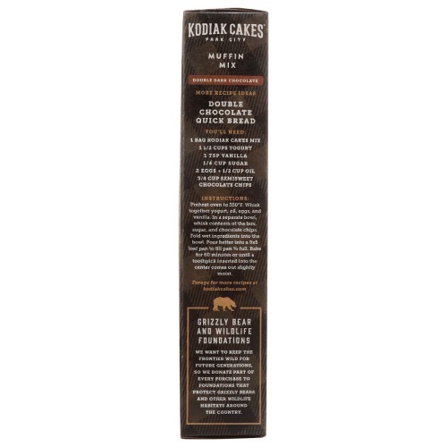 KODIAK: Double Dark Chocolate Muffin Mix, 14 oz