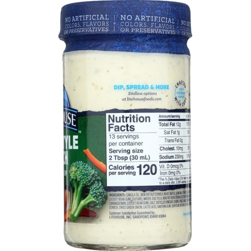 LITEHOUSE Homestyle Ranch Dressing and Dip, 13 oz
