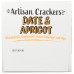OLINAS BAKEHOUSE: Date And Apricot Artisan Crackers, 3.5 oz