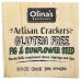 OLINAS BAKEHOUSE: Gluten Free Fig & Sunflower Seed Artisan Crackers, 3.5 oz