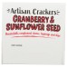 OLINAS BAKEHOUSE: Cranberry & Sunflower Seed Artisan Crackers, 3.5 oz