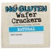 OLINAS BAKEHOUSE: No Gluten Natural Wafer Crackers, 3.5 oz