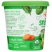 HAPPY BABY: Organic Snackers Creamy Spinach And Carrot Baked Grain Snack, 1.5 oz