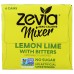 ZEVIA: Zero Calorie Mixer Lemon Lime With Bitters 6Pk, 45 oz
