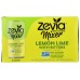 ZEVIA: Zero Calorie Mixer Lemon Lime With Bitters 6Pk, 45 oz