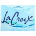 LA CROIX: Pure Sparkling Water 12Pk, 144 fo