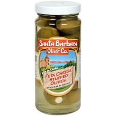 SANTA BARBARA: Olive Stfd Feta Chs Jar, 5 oz