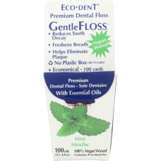 ECO DENT: GentleFloss Premium Dental Floss Mint 100 Yards, 1 ea