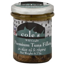 COLES: Tuna Olive Oil With Thyme, 6.7 oz