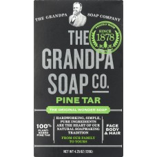 GRANDPA'S: Wonder Pine Tar Soap, 4.25 Oz