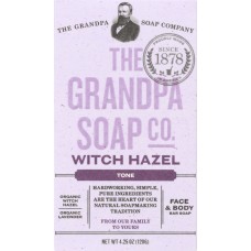 GRANDPAS: Soap Bar Witch Hazel, 4.25 oz
