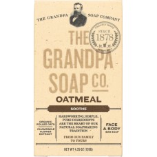 GRANDPAS: Soap Bar Oatmeal, 4.25 oz