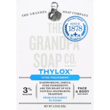 GRANDPA'S: Bar Soap Thylox Acne Treatment with Sulfur, 3.25 oz