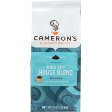 CAMERONS COFFEE: House Blend Ground Coffee, 10 oz