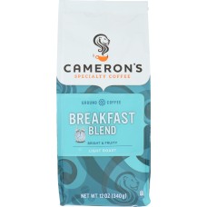 CAMERONS COFFEE: Coffee Ground Breakfast Blend, 12 oz
