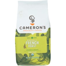 CAMERONS COFFEE: Organic French Roast Whole Bean Coffee, 28 oz