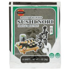 HIME: Sushinori Roasted Seaweed Sheets, 10 sheets