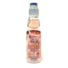 KIMURA: Beverage Ramune Strawberry, 6.76 oz