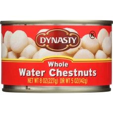 DYNASTY: Water Chestnut Whole, 8 oz