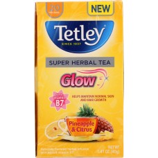 TETLEY: Tea Herbal Pineapple & Citrus, 1.41 oz