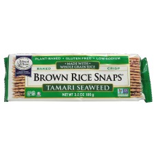 EDWARD & SONS: Ricesnap Tamari Seaweed, 3.5 oz