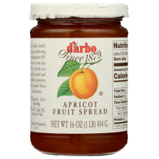 DARBO: Rose Apricot Fruit Spread, 16 oz