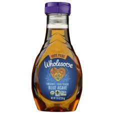 WHOLESOME SWEETENERS: Organic Blue Agave, 11.75 oz